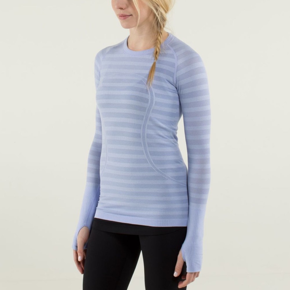 Lululemon swiftly long sleeve shirt lavender - Picture 8 of 8